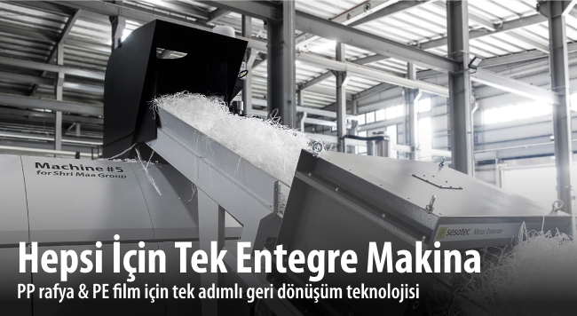 Entegre geri dönüşüm makinası